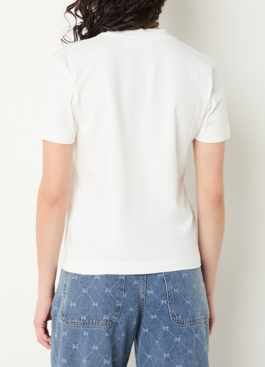 Sofie Schnoor Indy T-shirt met logo - achterkant 2 wit