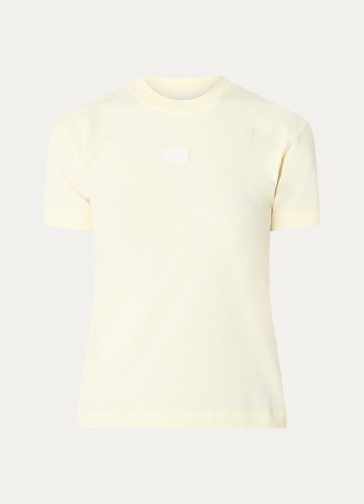 Sofie Schnoor Indy T-shirt met logo - voorkant lichtgeel