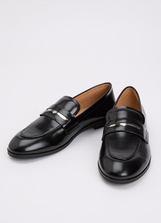 Sofie Schnoor Isasw loafer van leer  - detail 8 zwart