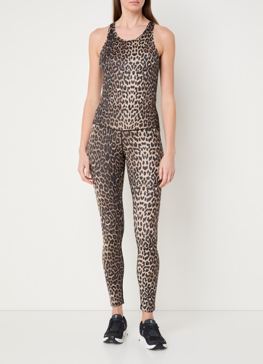 Sofie Schnoor Janet top met panterprint - voorkant 4 bruin