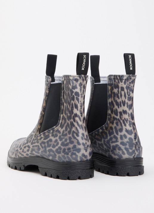 Sofie Schnoor Jodiesw chelsea boot met logo - achterkant 2 antraciet