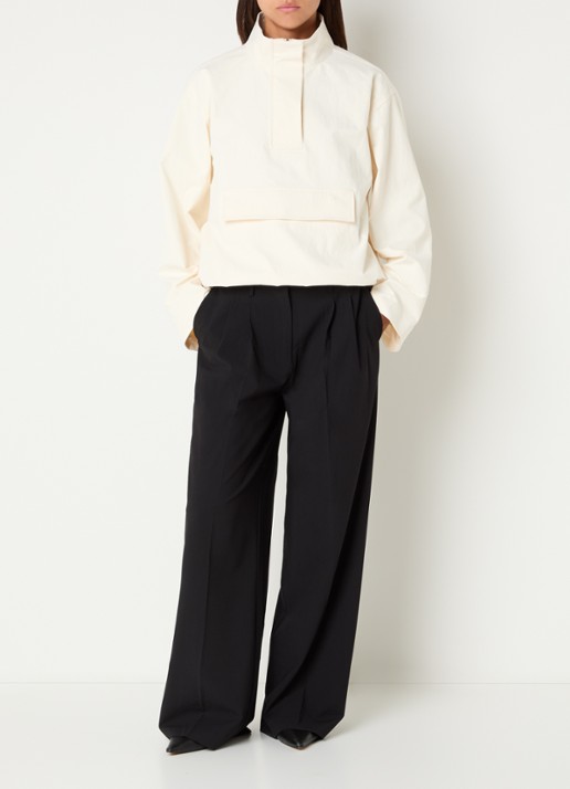 Sofie Schnoor Laika anorak met steekzakken - voorkant 4 creme