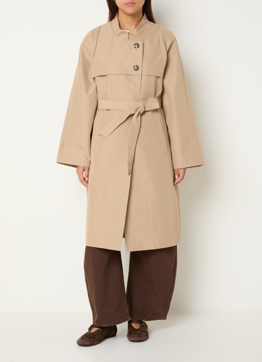 Sofie Schnoor Lizzy a-lijn trenchcoat met steekzakken met ceintuur