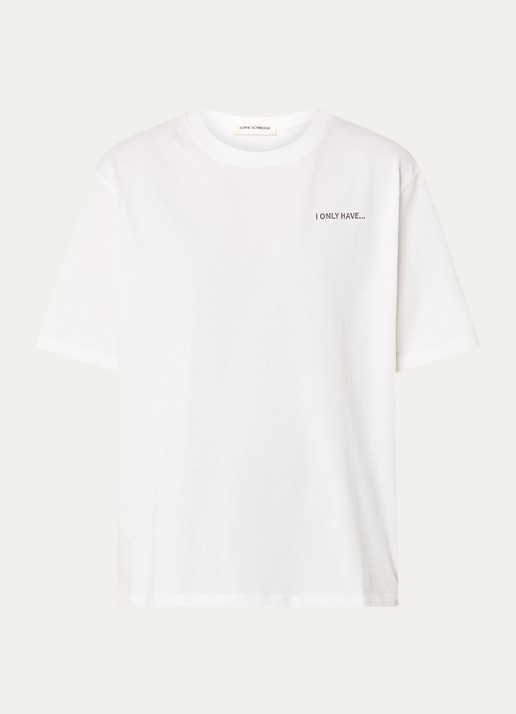 Sofie Schnoor Maesw T-shirt met print - voorkant 3 wit