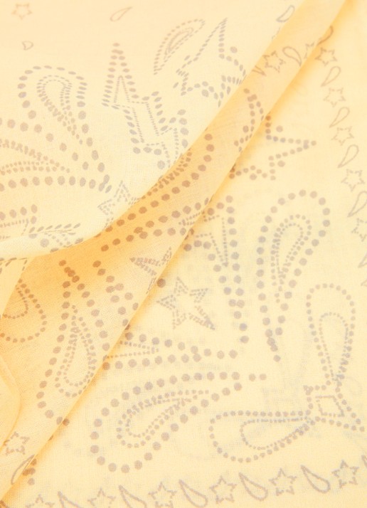 Sofie Schnoor Marily sjaal 53 x 56 cm  - detail 2 geel