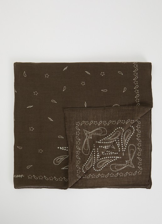 Sofie Schnoor Marilysw sjaal met paisley dessin 55 x 55 cm