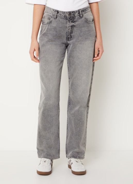 Sofie Schnoor Melika mid waist straight leg jeans met steekzakken