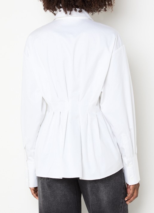 Sofie Schnoor Mikrasw blouse met plooidetail - achterkant 3 wit