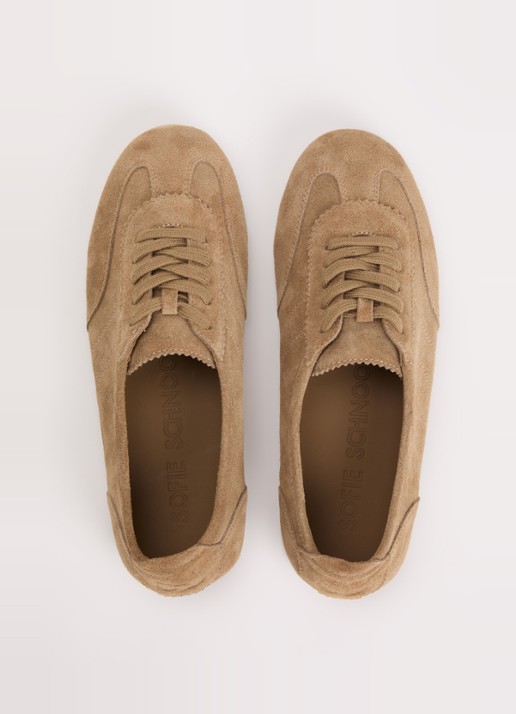 Sofie Schnoor Nadiesw sneaker van suède - detail 2 camel