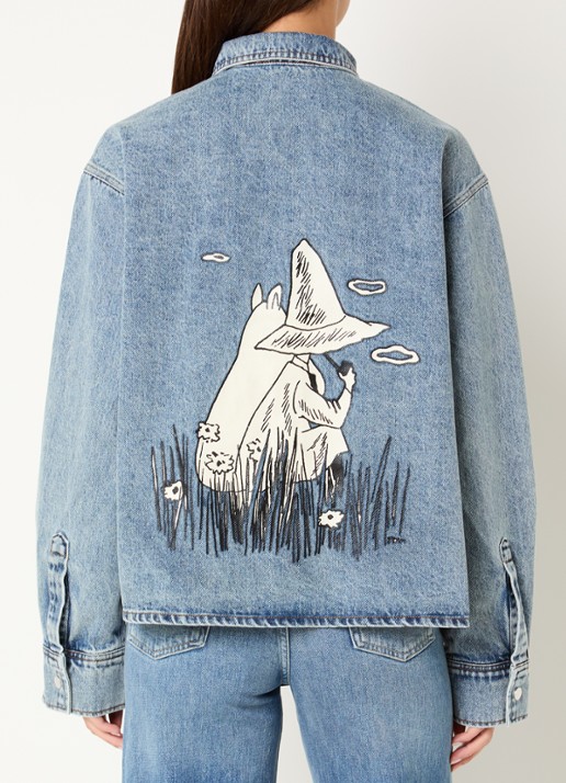 Sofie Schnoor Nashsw blouse van denim met backprint