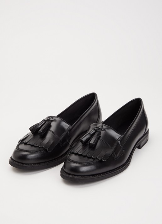 Sofie Schnoor Olivia loafer van leer - detail 2 zwart