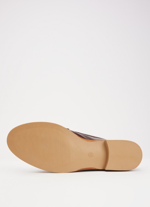 Sofie Schnoor Olivia loafer van leer - detail 5 donkerbruin