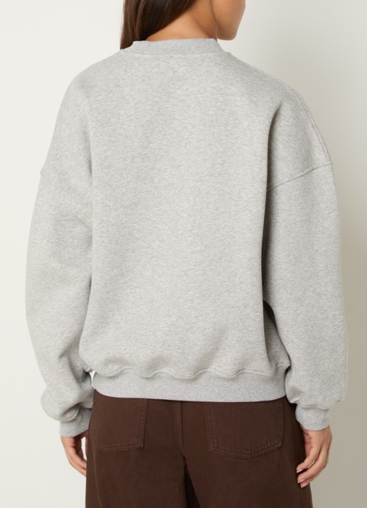 Sofie Schnoor Paross sweater met ronde hals - achterkant grijs