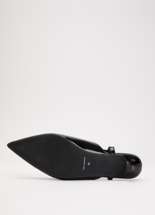 Sofie Schnoor Rill slingback van leer - detail 3 zwart