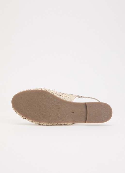 Sofie Schnoor Saisw slingback van leer - detail 4 creme