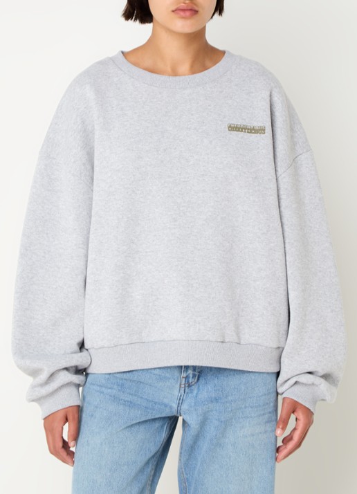 Sofie Schnoor Sweater met front- en backprint - achterkant 4 grijsmele