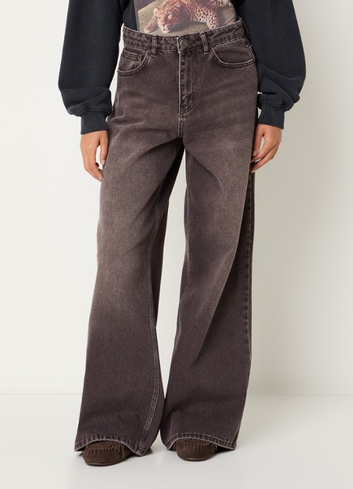 Sofie Schnoor Venicesw high waist wide leg jeans met gekleurde wassing