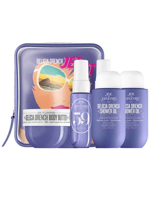 Sol de Janeiro Delicia Drench Jet Set - verzorgingsset - voorkant 2 undefined