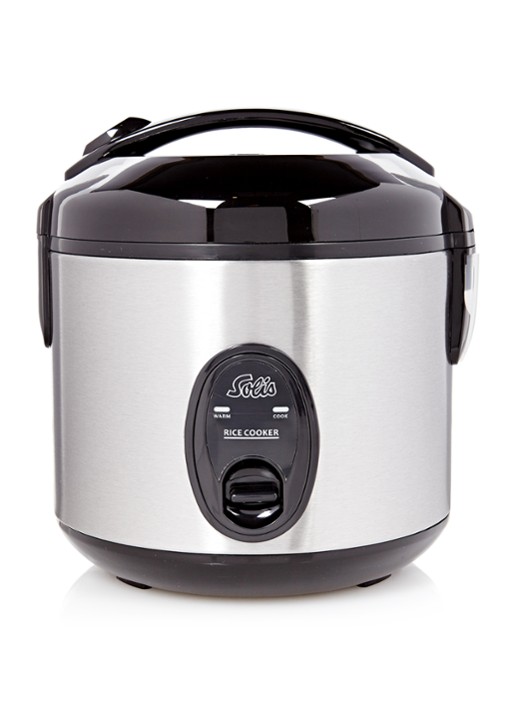 Solis Compact rijstkoker 0,8L - voorkant 2 zilver