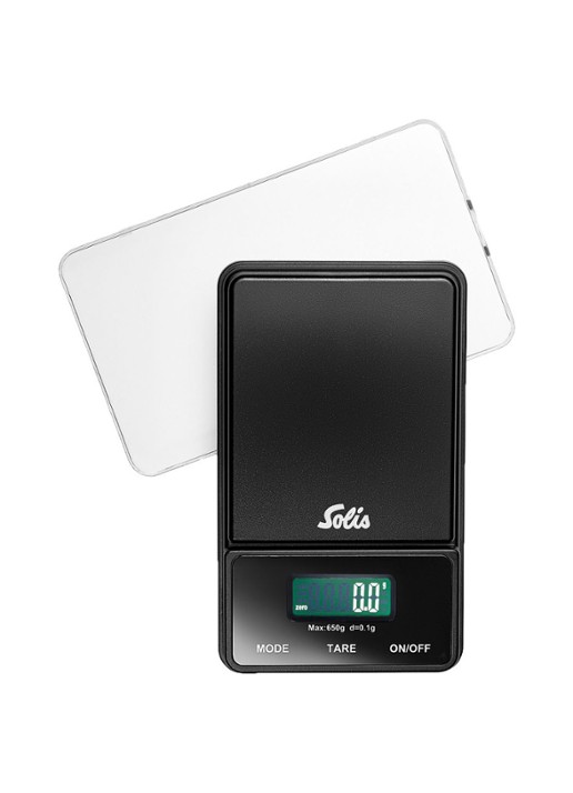 Solis Digital Pocket Scale keukenweegschaal 12,3 cm - voorkant 5 zwart