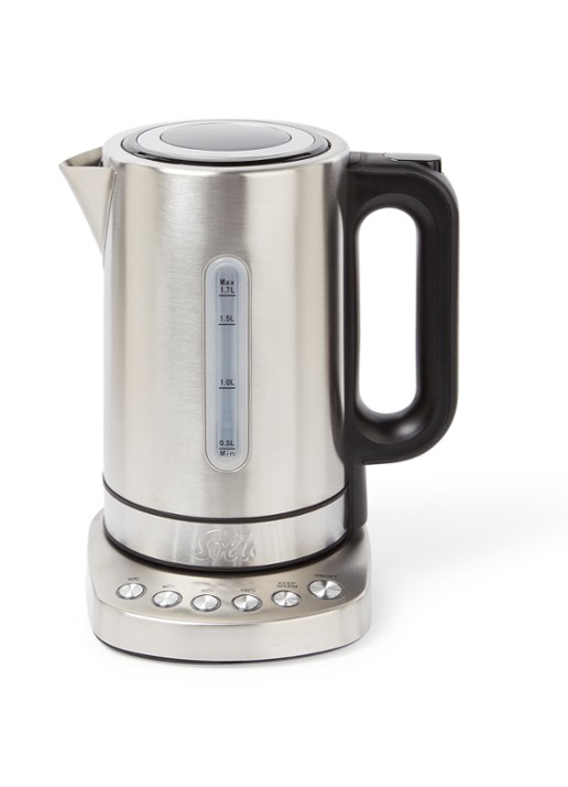 Solis Vario Temp waterkoker 1,7 liter 5516 962.39 - voorkant 2 zilver