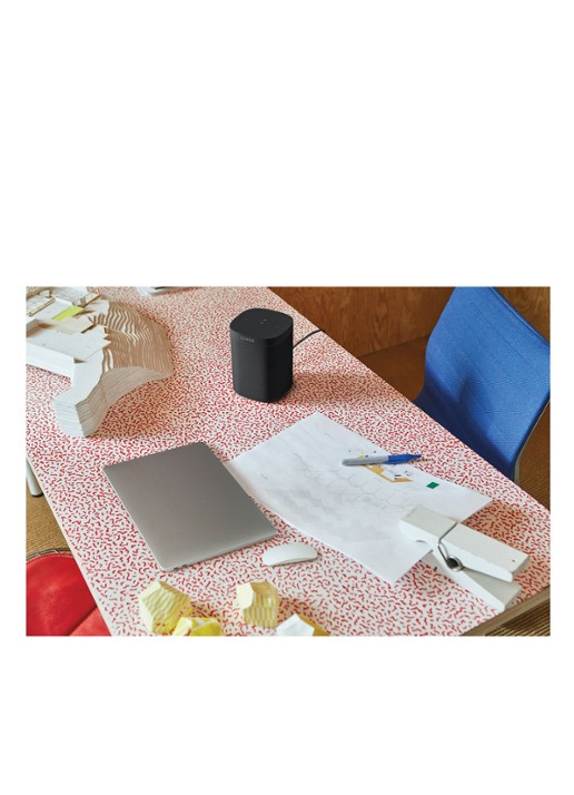 Sonos One (Gen 2) smart speaker met Google Assistant stembediening - detail 7 zwart