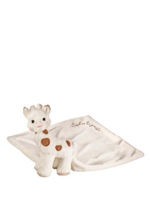 Sophie de Giraf Chérie knuffeldoekje in geschenkdoos - voorkant 2 undefined