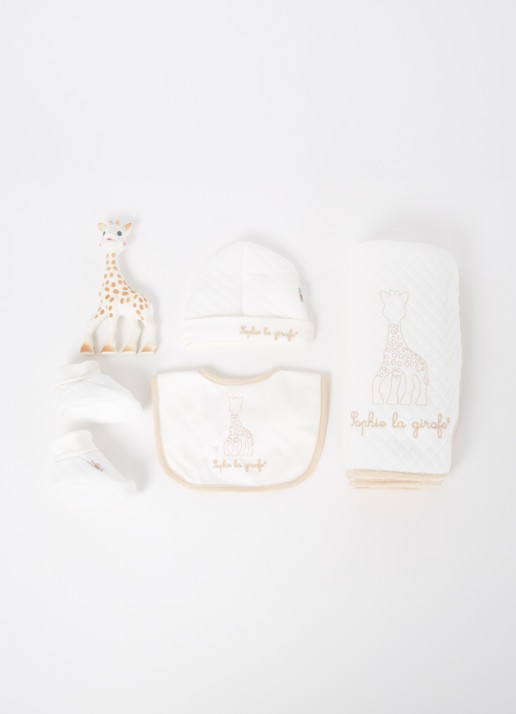 Sophie de Giraf Sophie de Giraf So Pure geschenkset  - voorkant 2 wit