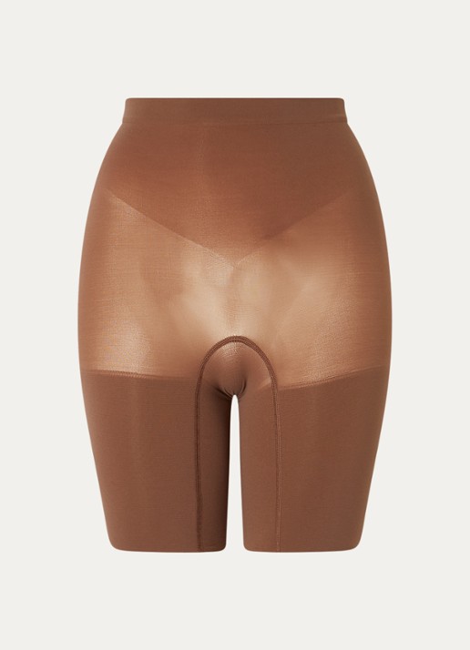 SPANX Everyday naadloze corrigerende short - voorkant 3 donkerbruin