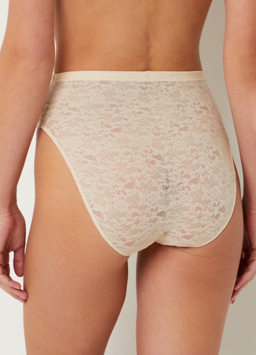 SPANX High waist hipster van kant - achterkant 5 beige