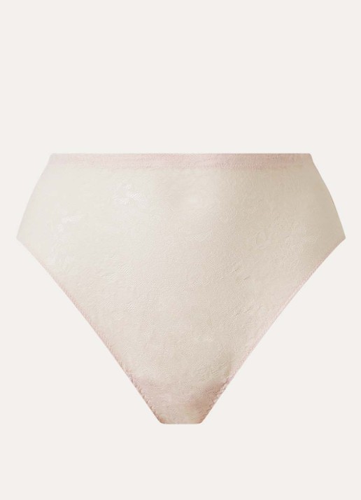 SPANX High waist hipster van kant - voorkant creme