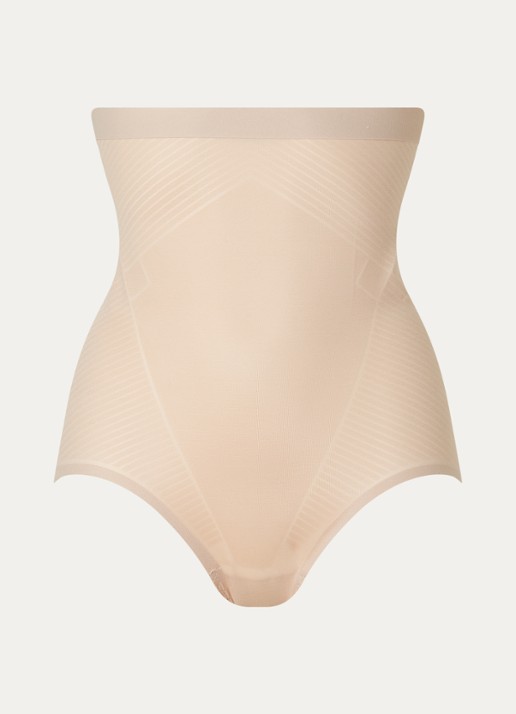 SPANX Invisible high waisted corrigerende slip - voorkant beige
