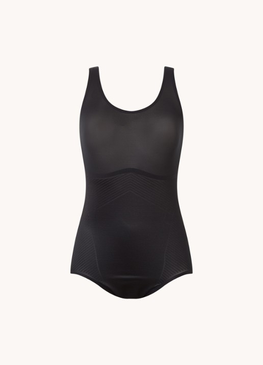 SPANX Invisible naadloze corrigerende body - voorkant zwart