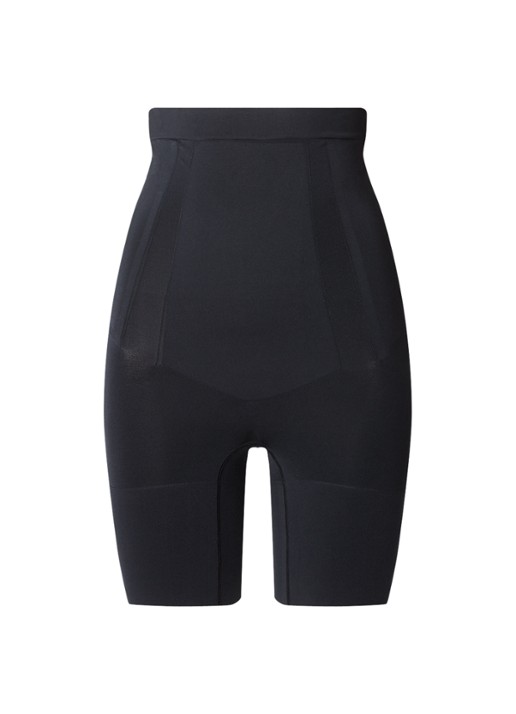 SPANX Oncore high waisted corrigerende short - voorkant 2 zwart