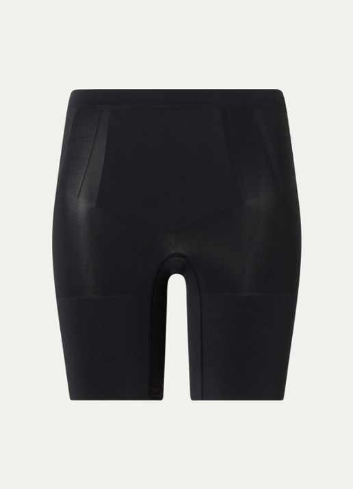SPANX Oncore high waisted corrigerende short - voorkant zwart