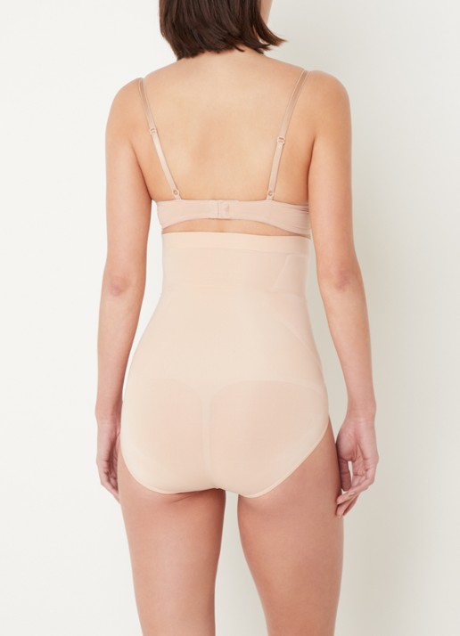 SPANX Oncore high waisted corrigerende slip - achterkant creme