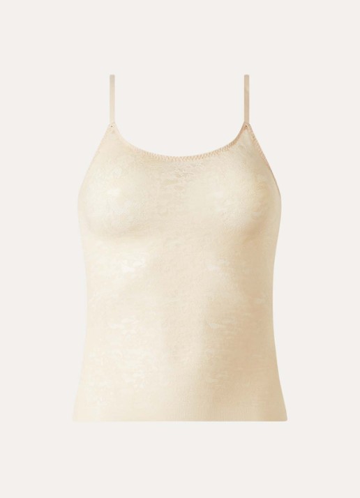 SPANX Singlet van kant - voorkant 2 beige