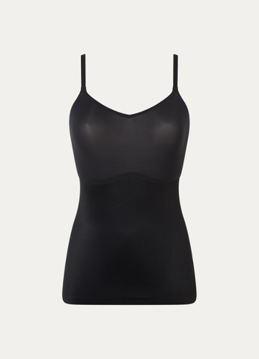 SPANX Thinstincts corrigerende naadloze tanktop - voorkant 2 zwart