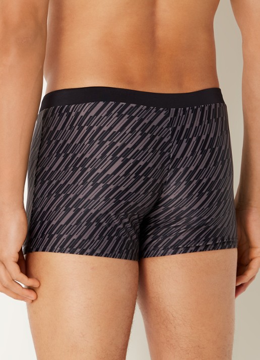 Speedo  Vamilton zwemboxer met print en logo - achterkant 2 donkergrijs