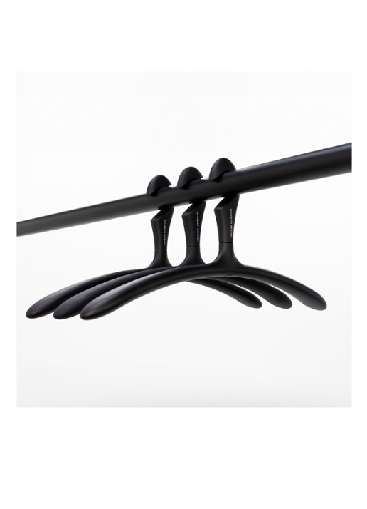 Spinder Arx kledinghanger set van 5 - detail 3 zwart