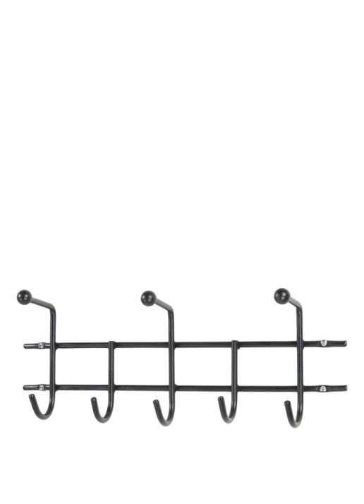 Spinder BARATO kapstok - 3 haken - voorkant 4 zwart