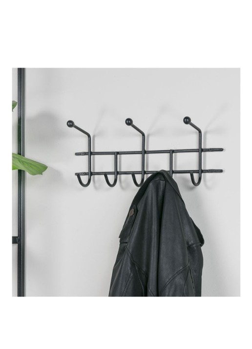 Spinder BARATO kapstok - 3 haken - voorkant 5 zwart