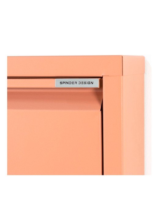Spinder Billy 3 schoenenkast 50 cm met 3 vakken - detail 4 orange