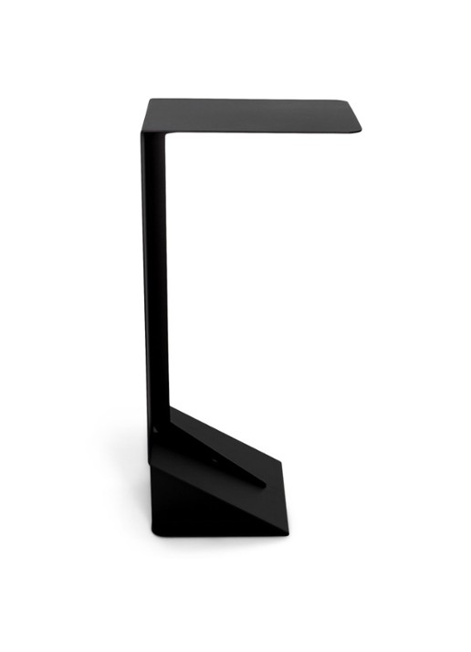 Spinder Bruce bijzettafel 25 x 35 cm - voorkant 2 zwart