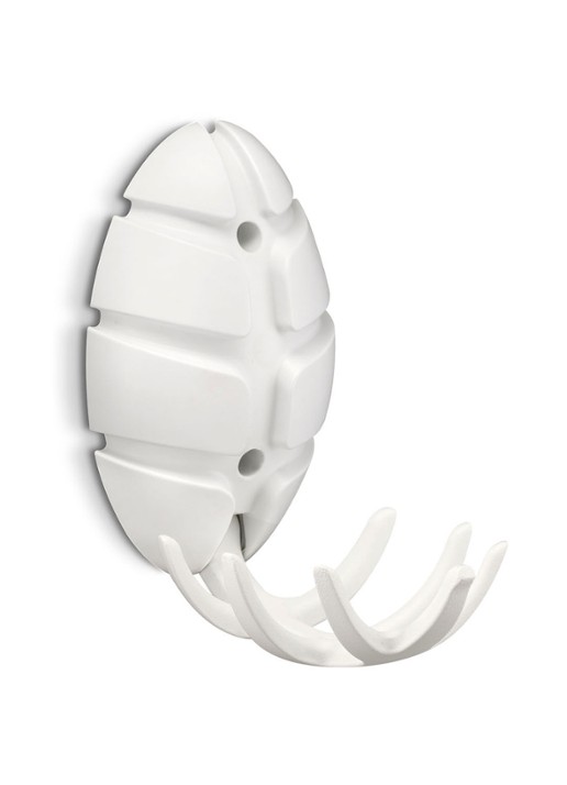 Spinder Bug uitklapbare kapstok 10 cm - voorkant 4 wit