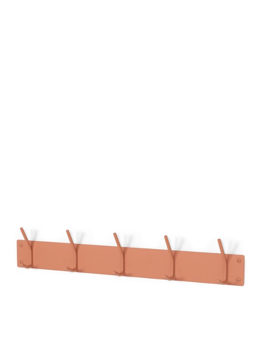 Spinder Fusion 5 kapstok 70 cm met 5 haken - achterkant orange