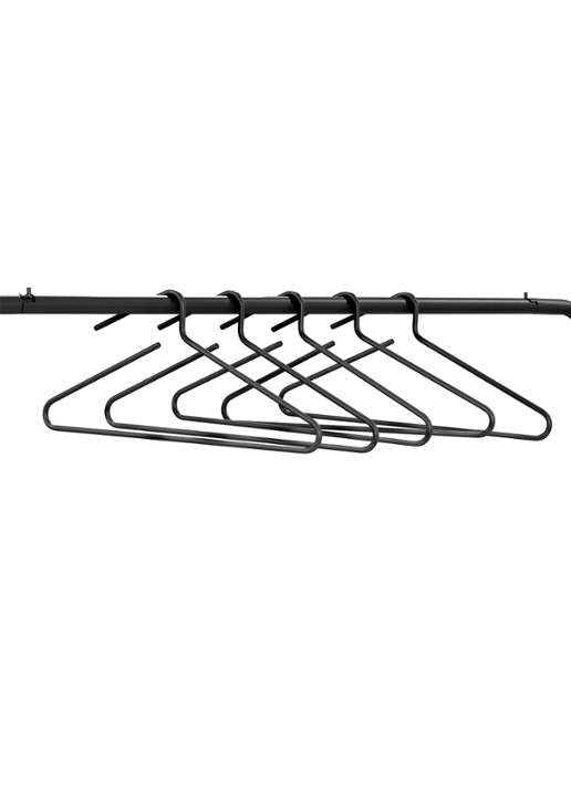 Spinder Hang-On kledinghanger set van 5 - voorkant 2 taupe
