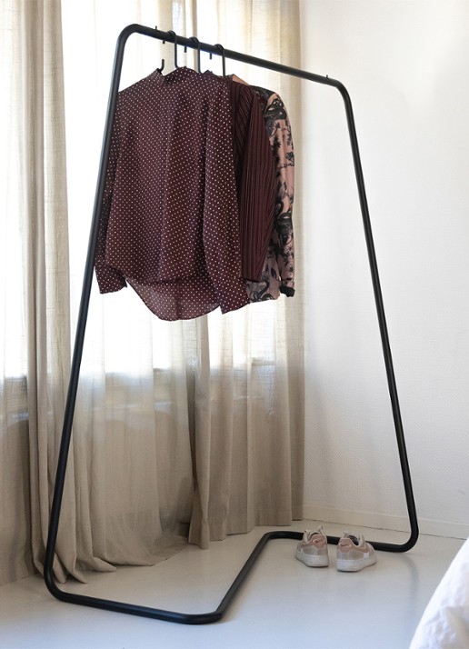 Spinder Hang-On kledingrek 160 cm - voorkant 2 zwart