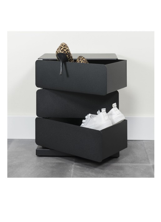 Spinder Joey 3 opbergkast 45,5 x 37 x 26 cm  - detail 5 zwart