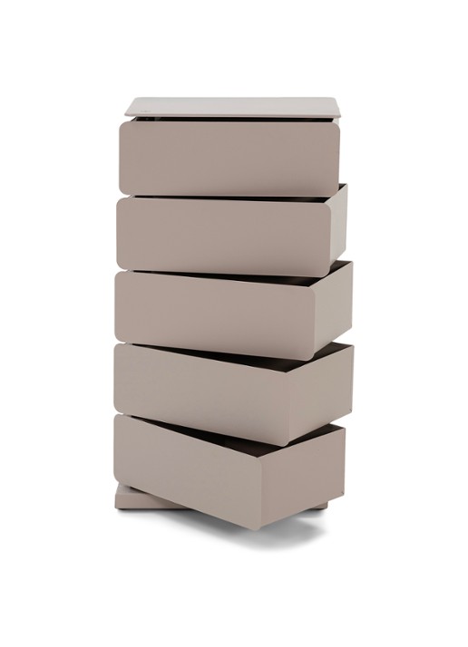 Spinder Joey 5 opbergkast 72,5 x 37 x 26 cm - detail 5 taupe